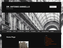 Tablet Screenshot of antonio-ianniello.it